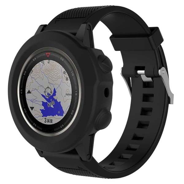 Garmin Fenix 5X / 5X Plus silikondeksel - Svart