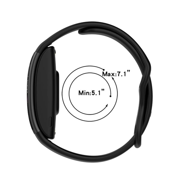 Amazon Halo View silikone-urrem - Hvid / Størrelse: S