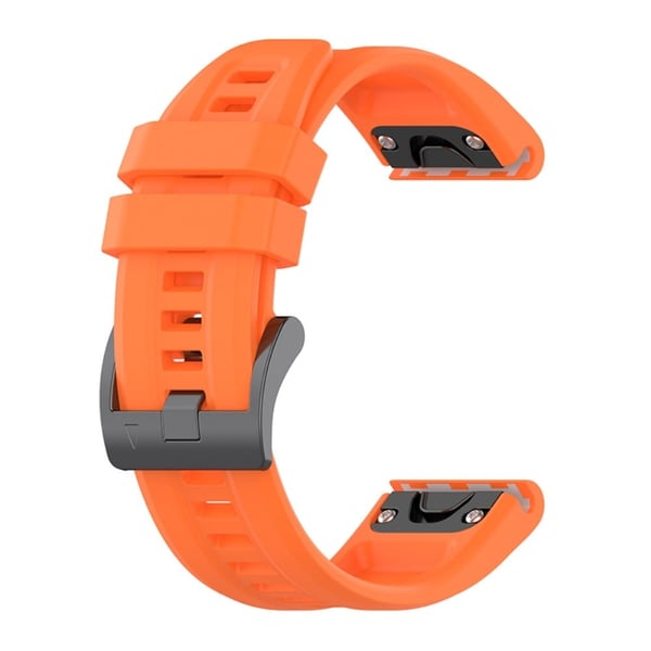 Garmin Fenix 7 / Epix Gen 2 / Descent G1 klokkerem i silikon - Oransje