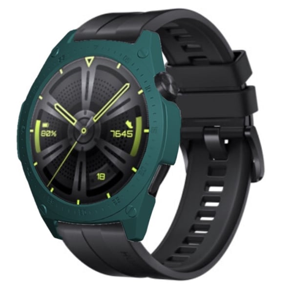 Huawei Watch GT 3 (46 mm) beskyttelsesdeksel med urskiveplate - Svartgrønn