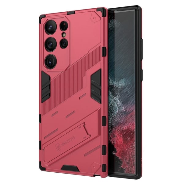 Stødsikker Hybrid Cover med A Moderne Touch til Samsung Galaxy S23 Ultra - Rose Stødsikker Hybrid Cover med A Moderne Touch til Samsung Galaxy S23 Ultra - Rose