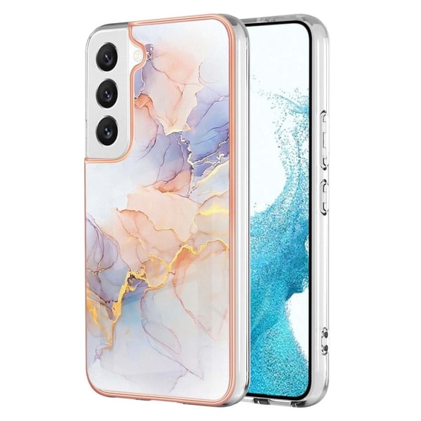 Marble Samsung Galaxy S23 Plus Etui - Milky Way Marmor White Marble Samsung Galaxy S23 Plus Etui - Milky Way Marmor White