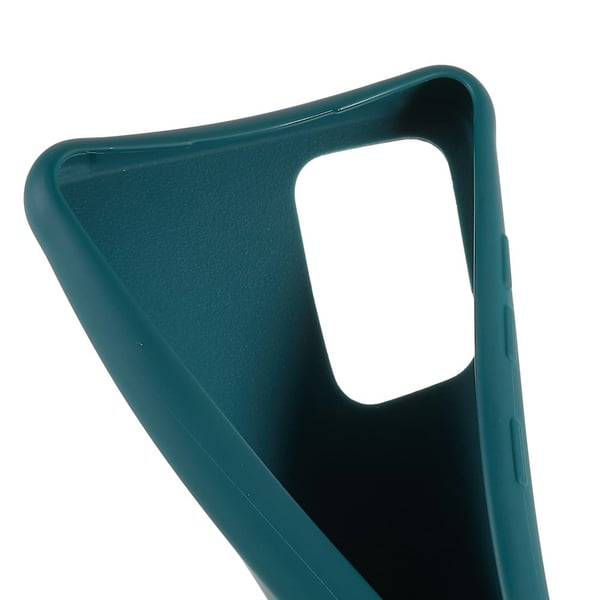 Tynt TPU-deksel med matt finish og justerbar stropp til Samsung Galaxy A52s 5G / A52 5G / A52 - Mørkegrønn