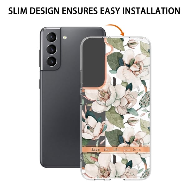 Super Slim og Holdbart Blødtcover til Samsung Galaxy S23 Plus - Hc001 Green Gardenia
