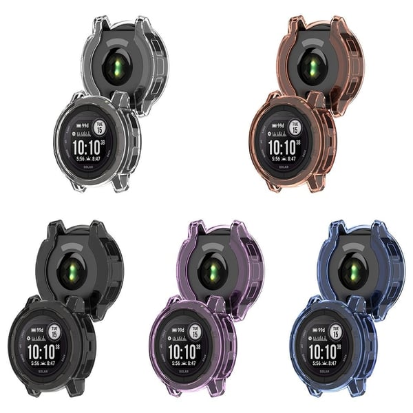 Garmin Instinct 2S gjennomsiktig deksel - Gjennomsiktig Lilla
