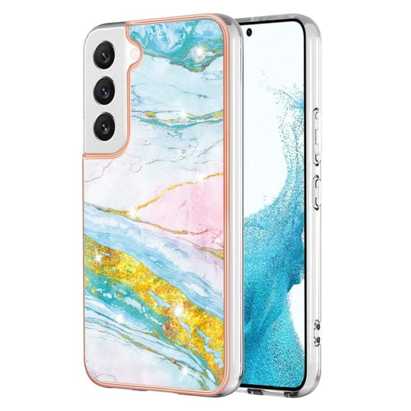 Marble Samsung Galaxy S23 Etui - Green Color Mix Marble Samsung Galaxy S23 Etui - Green Color Mix