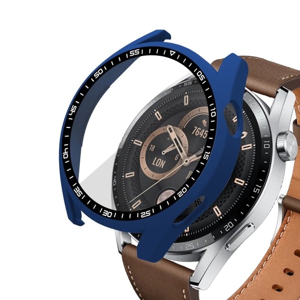 Huawei Watch GT 3 (46 mm) hardt deksel med herdet glass - Midnattsblå