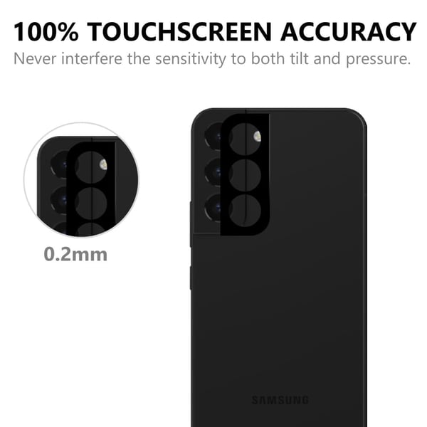 Samsung Galaxy S22 HD kameralinsskydd av härdat glas