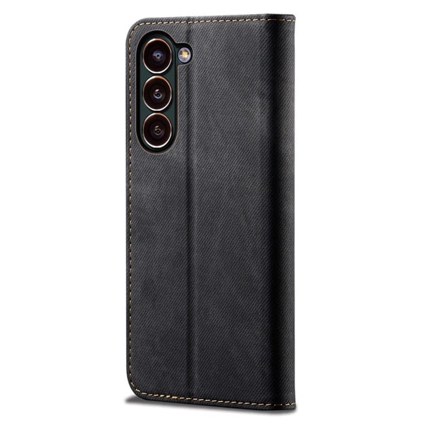 Jeans Samsung Galaxy S23 Plus Flip Etui - Sort