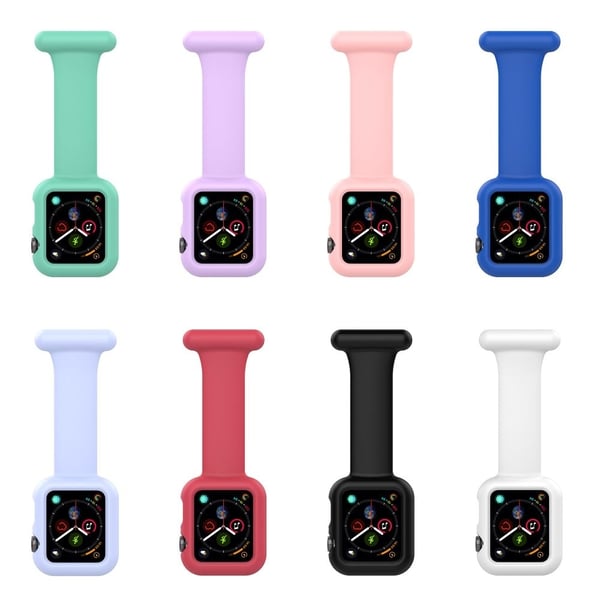 Apple Watch (41 mm) enkel klokkerem i silikon - Hvit