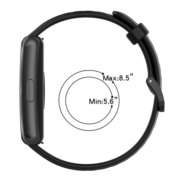 Huawei Band 7 klokkerem i silikon - Rød