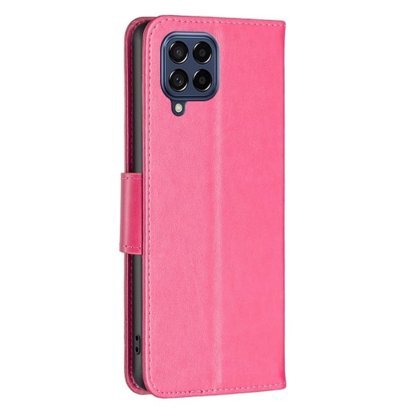 Butterfly Samsung Galaxy M53 5G skinnveske - Rose