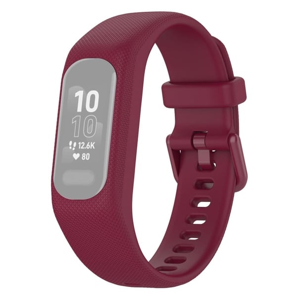 Garmin Vivosmart 5 enkel silikone-urrem - Rødvin