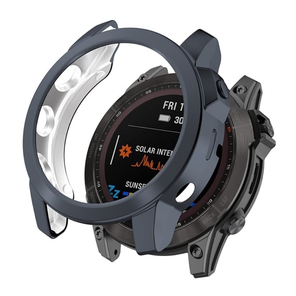 Garmin Fenix 7X cover til galvanisering - Mørkegrå