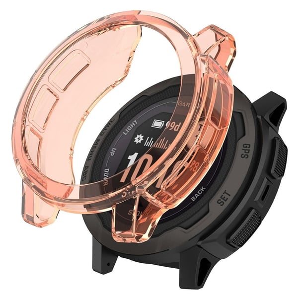 Garmin Instinct 2S gjennomsiktig deksel - Gjennomsiktig Oransje