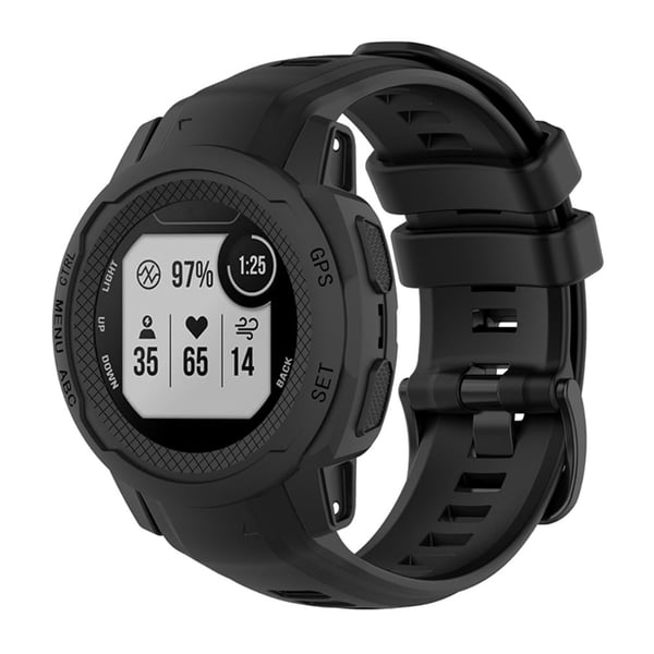 Garmin Instinct 2S klokkerem i silikon - Svart