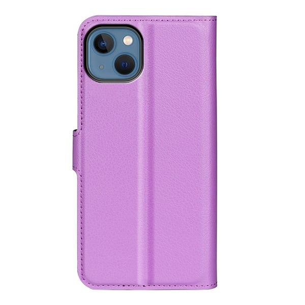 Classic iPhone 14 flip kuoret - Violetti