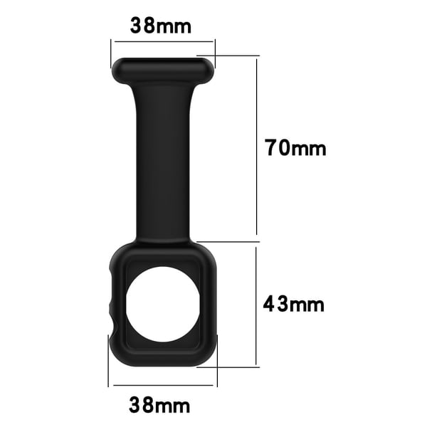 Apple Watch (41 mm) enkel klokkerem i silikon - Rød