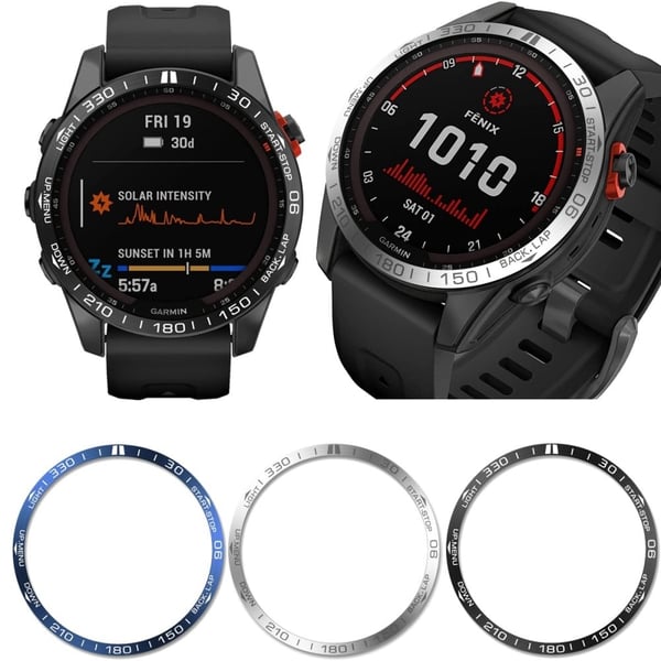 Garmin Fenix 7S metallring - Blå