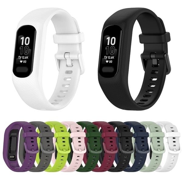 Garmin Vivosmart 5 klokkerem i silikon med etui - Hvit