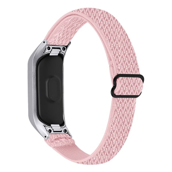 Samsung Galaxy Fit e elastisk klokkerem i nylon - Rosa
