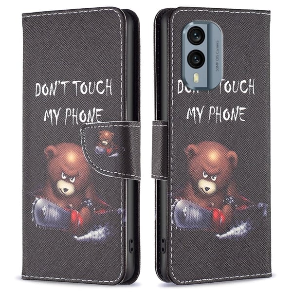 Wonderland Nokia X30 Flip Etui - Bjørn