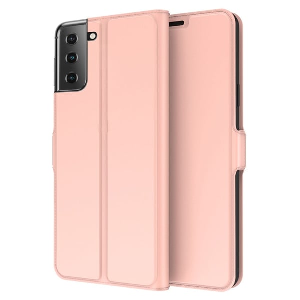 Glat og tyndt premium Samsung Galaxy S23 Plus læderetui - Pink Glat og tyndt premium Samsung Galaxy S23 Plus læderetui - Pink