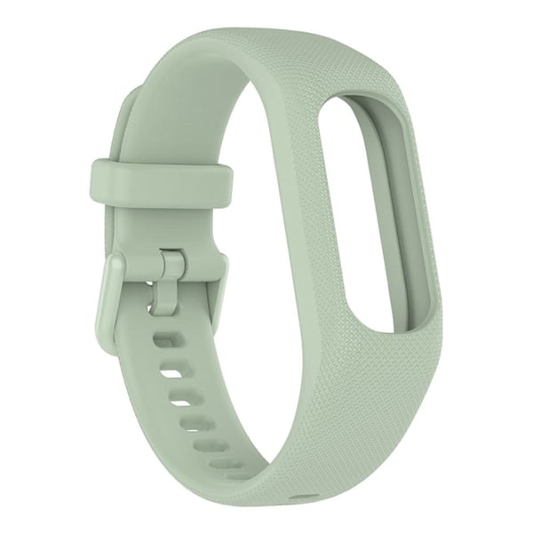 Garmin Vivosmart 5 silikonikellon hihna ja kotelo - Vaaleanvihreä