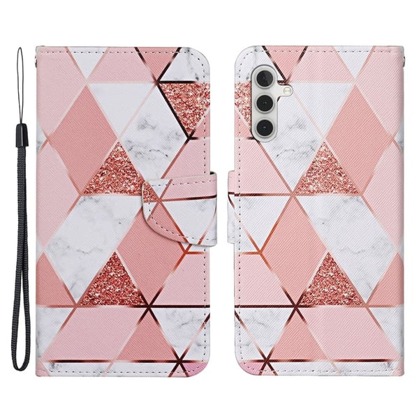 Wonderland Samsung Galaxy A34 5G Flippetui - Klinkekule Mønster
