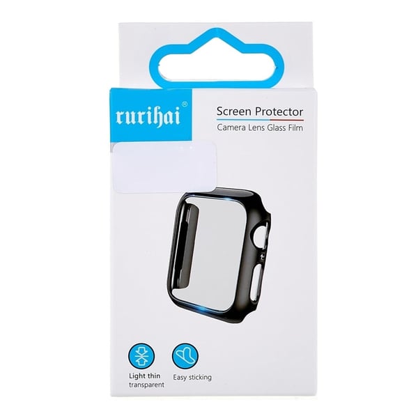 RURIHAI Apple Watch (45 mm) lysende beskyttelsesdeksel - Oransje