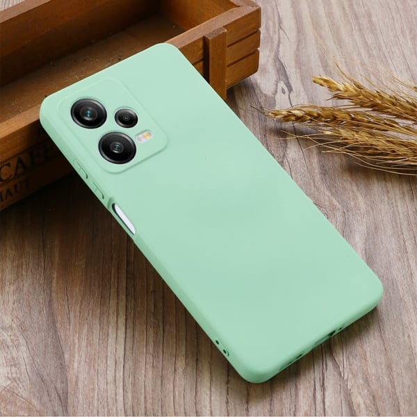 Matt Xiaomi Redmi Note 12 Pro skal av flytande silikon - Grön
