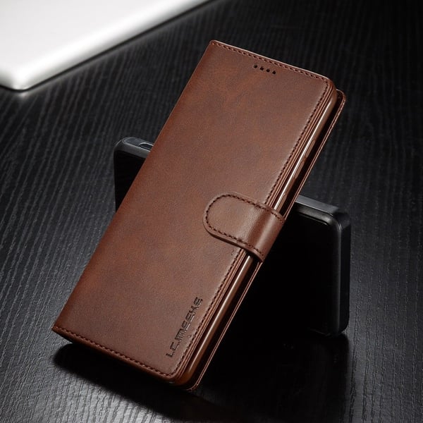 LC.IMEEKE Samsung Galaxy A23 flip case - Ruskea