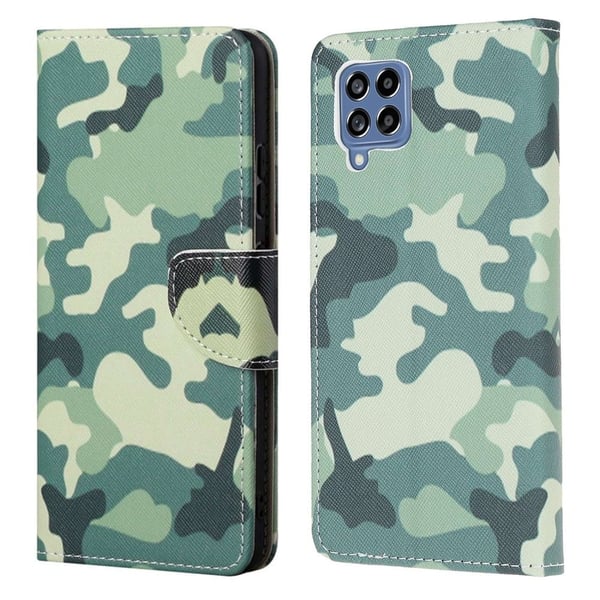 Wonderland Samsung Galaxy M53 5G flip-etui - Kamuflasje