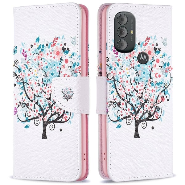 Wonderland Motorola Moto G Power (2022) flip-etui - Blomstertre