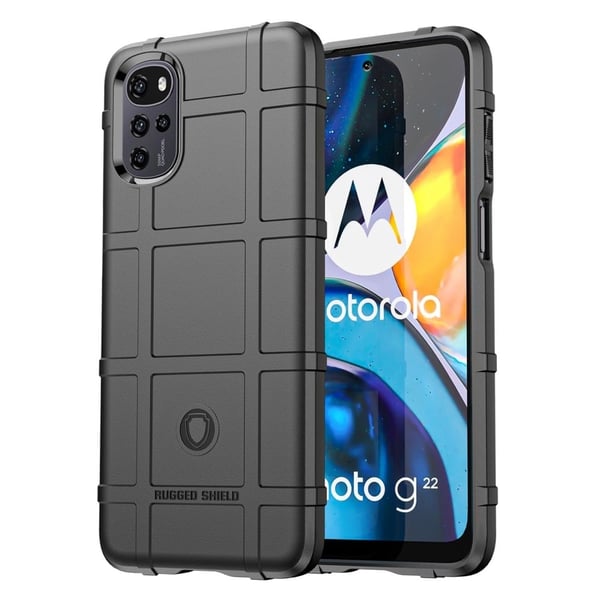 Rugged Shield Motorola Moto G22 kotelot - Musta