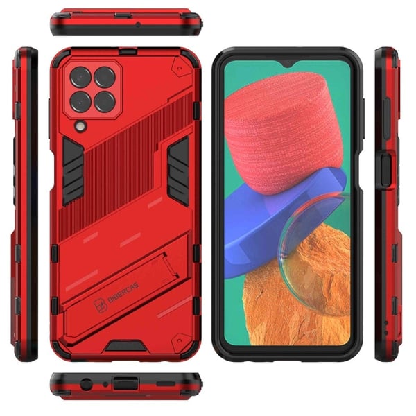 Støtsikkert hybriddeksel for Samsung Galaxy M33 5G - Rød
