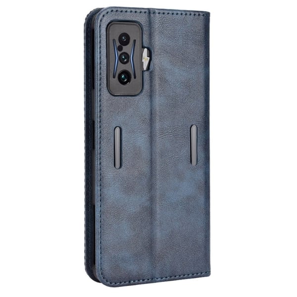 Bofink Vintage Xiaomi Poco F4 GT / Xiaomi Redmi K50 Gaming lærveske - Blå