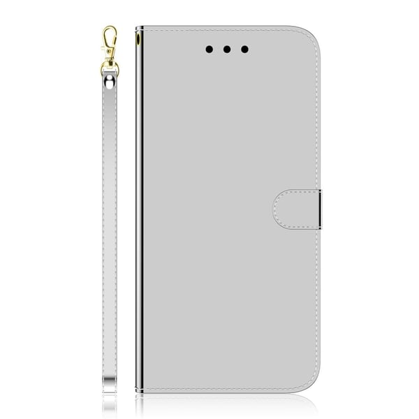 Mirror Samsung Galaxy M23 flip-etui - Sølv