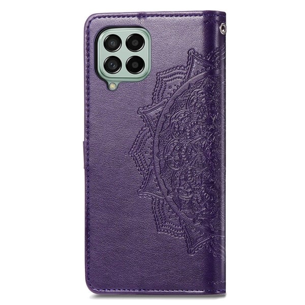 Mandala Samsung Galaxy M53 5G etui i lær - Lilla