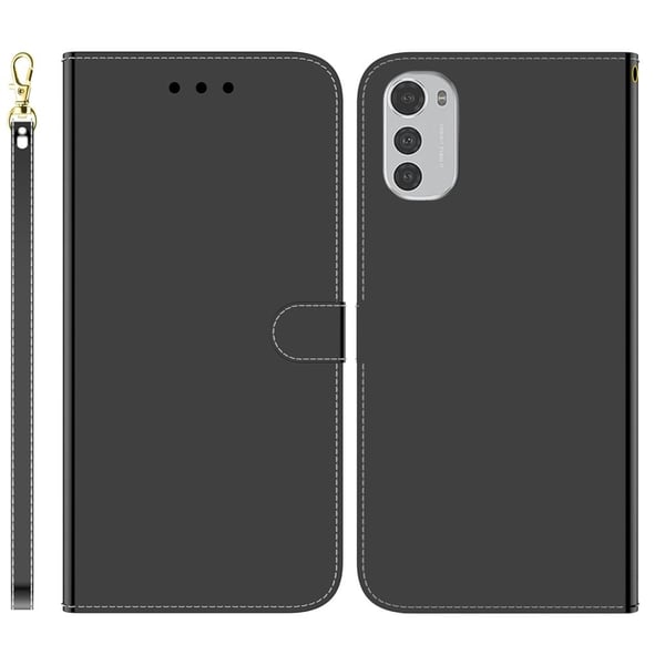 Mirror Motorola Moto E32 flip-etui - Svart