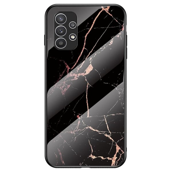 Fantasy Marble Samsung Galaxy A23 deksel - Gull Svart Marmor