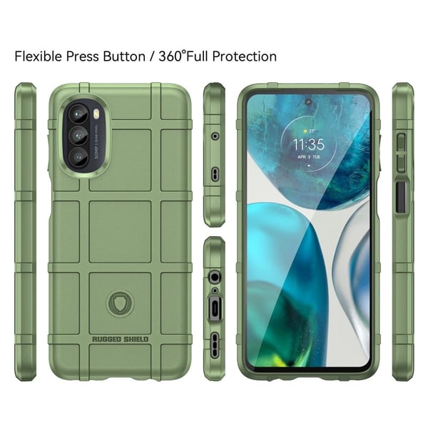 Rugged Shield Motorola Moto G52 deksel - Grønn