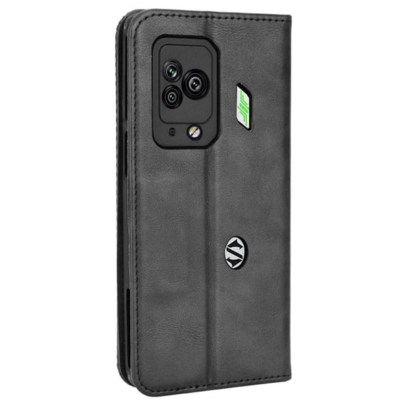 Bofink Vintage Xiaomi Black Shark 5 Pro lærveske - Svart