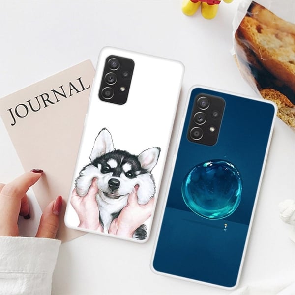 Deco Samsung Galaxy A13 4G cover - Blå