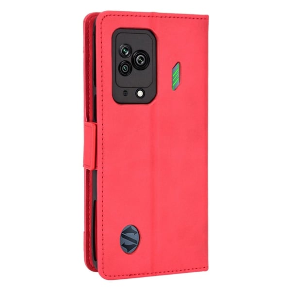 Lommebok-etui i moderne skinn-design Xiaomi Black Shark 5 - Rød