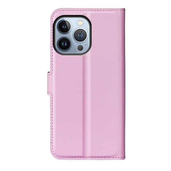 Classic iPhone 14 Pro flip etui - Rosa