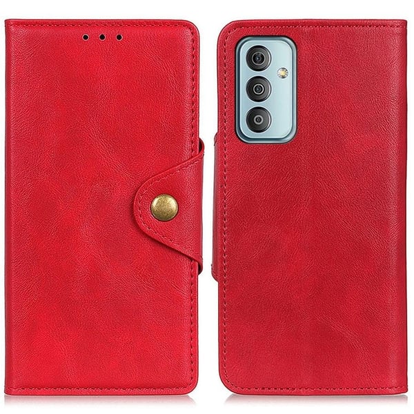 Alpha Samsung Galaxy M23 flip etui i lær - Rød