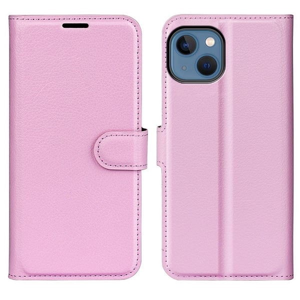 Classic iPhone 14 Plus flip etui - Rosa