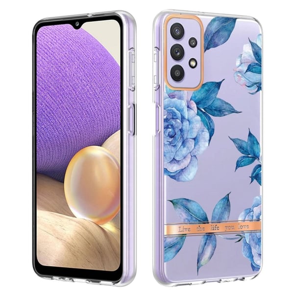 Supertynt og slitesterkt softcover for Samsung Galaxy A23 - Blå Pion
