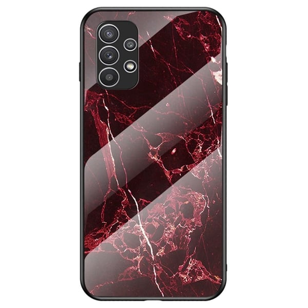Fantasy Marble Samsung Galaxy A23 cover - Blodrød Marmor